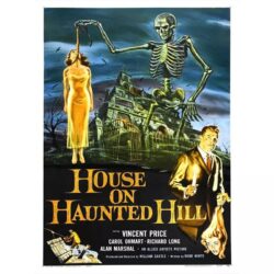 vintage horror movie poster