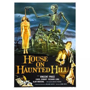vintage horror movie poster