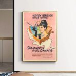 poster movie diamonds on sofa