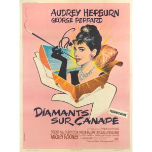 poster movie diamonds on sofa