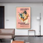poster movie diamonds on sofa