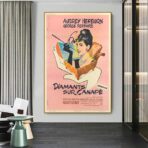 poster movie diamonds on sofa