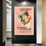 poster movie diamonds on sofa