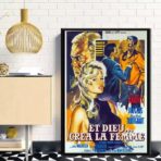 movie poster and god created the woman