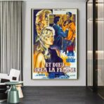 movie poster and god created the woman