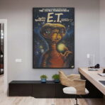 movie poster and the extraterrestrial