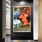 vintage poster burned the raven