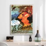 vintage poster burned the raven