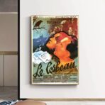 vintage poster burned the raven