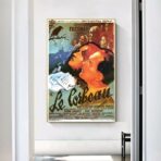 vintage poster burned the raven