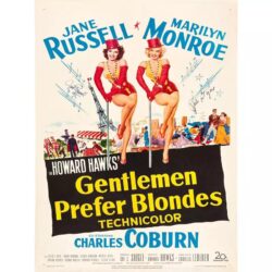 movie poster men prefer blondes