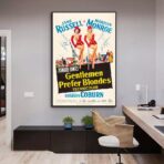 movie poster men prefer blondes