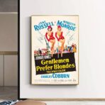 movie poster men prefer blondes
