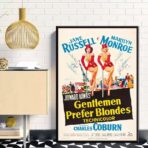movie poster men prefer blondes