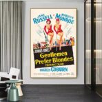 movie poster men prefer blondes