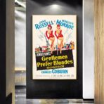 movie poster men prefer blondes
