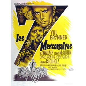 movie poster the seven mercenaries