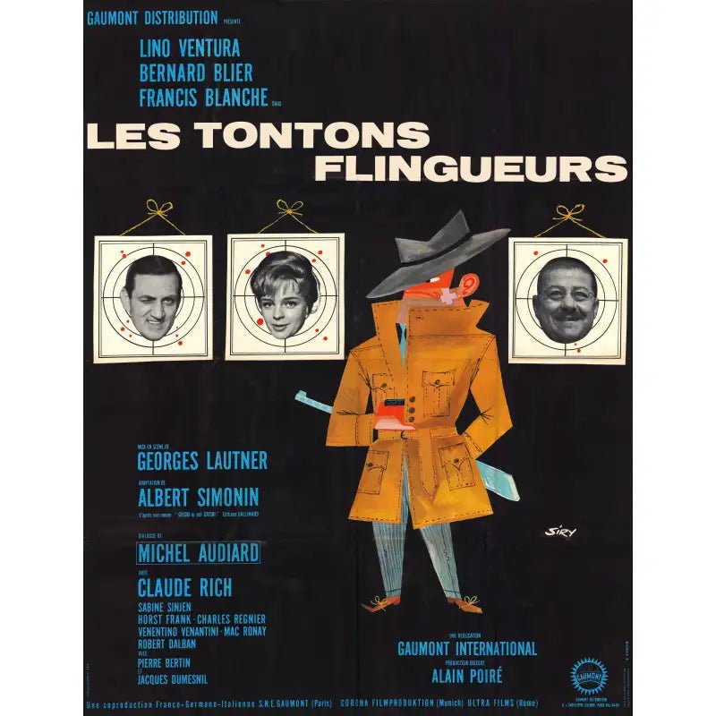 movie poster les tontons flingueurs movie poster les tontons flingueurs