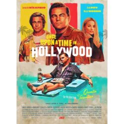 movie poster once upon a time in hollywood