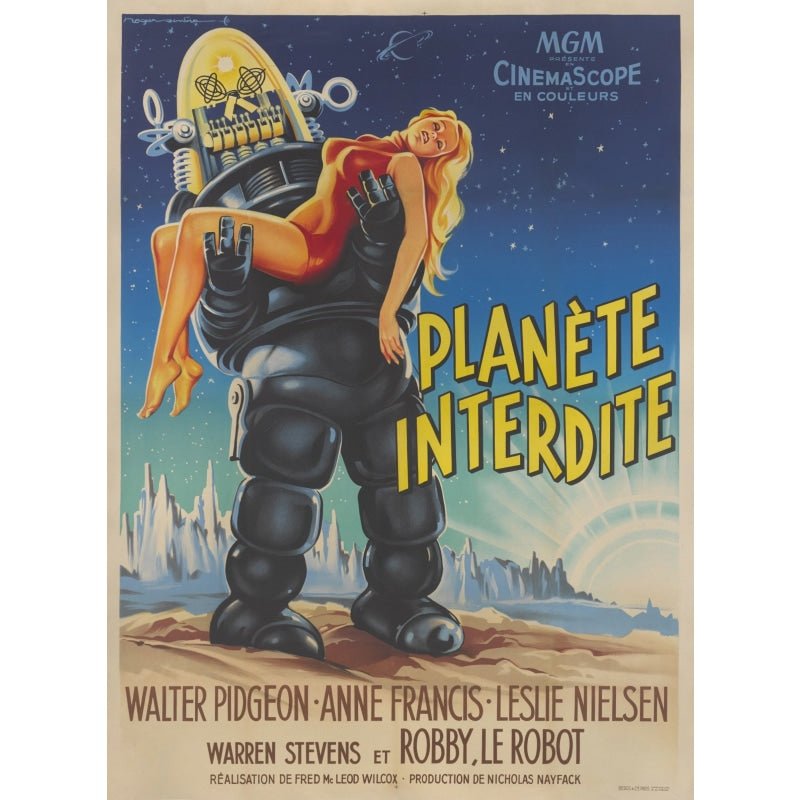 poster film forbidden planet poster film forbidden planet