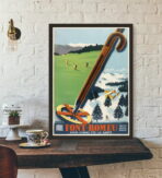 poster font remeu vintage