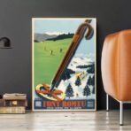 poster font remeu vintage