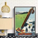 poster font remeu vintage