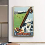poster font remeu vintage