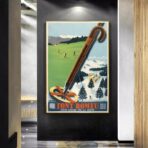 poster font remeu vintage