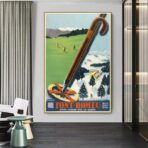 poster font remeu vintage