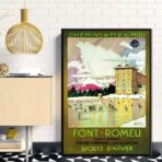 vintage poster font remeu 1