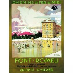 vintage poster font remeu 1