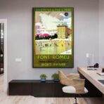 vintage poster font remeu 1