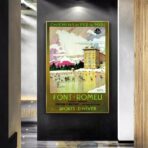 vintage poster font remeu 1