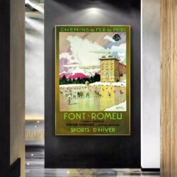 vintage poster font remeu 1