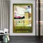 vintage poster font remeu 1
