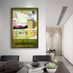 vintage poster font remeu 1