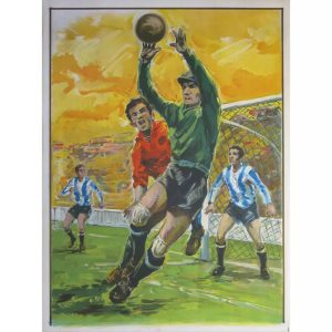 vintage football poster 2