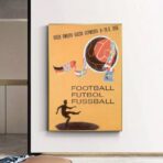 vintage football poster 1