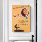 vintage football poster 1
