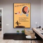 vintage football poster 1