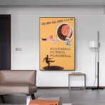 vintage football poster 1