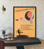 vintage football poster 1