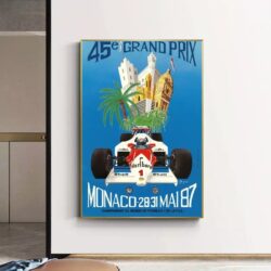 vintage formula 1 poster 1