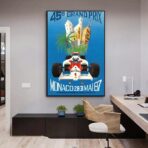 vintage formula 1 poster 1