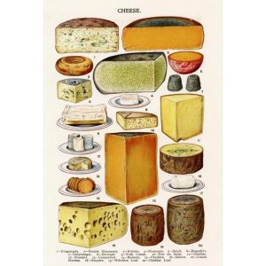 vintage cheese poster