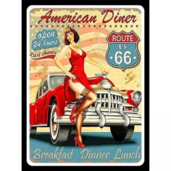 vintage garage poster