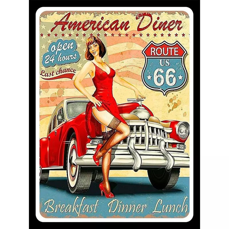 vintage garage poster vintage garage poster