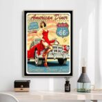 vintage garage poster