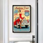 vintage garage poster